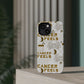 Cancer White & Gold Phone Case