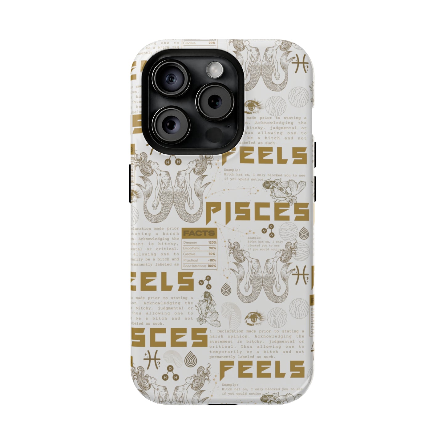 Pisces Golden Phone Case