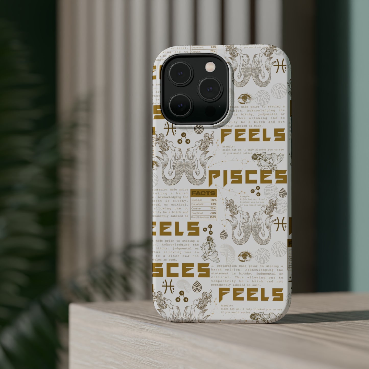 Pisces Golden Phone Case