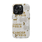 Cancer White & Gold Phone Case