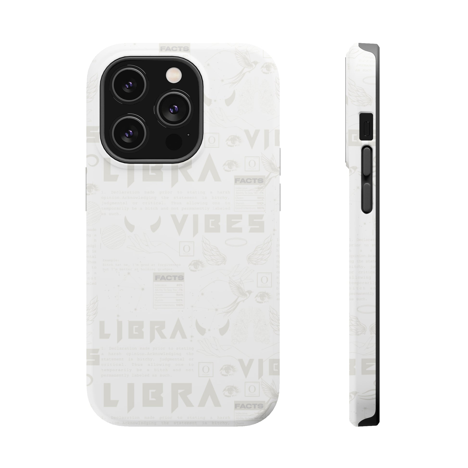 Libra Whiteout Phone Case – Bitch Hat On Libra Whiteout Phone Case – Bitch Hat On