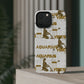 Aquarius Gold & White Phone Case