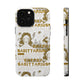 Sagittarius White & Gold Phone Case