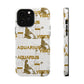 Aquarius Gold & White Phone Case