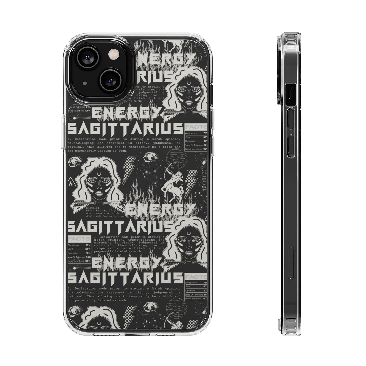 Sagittarius Clear Phone Case