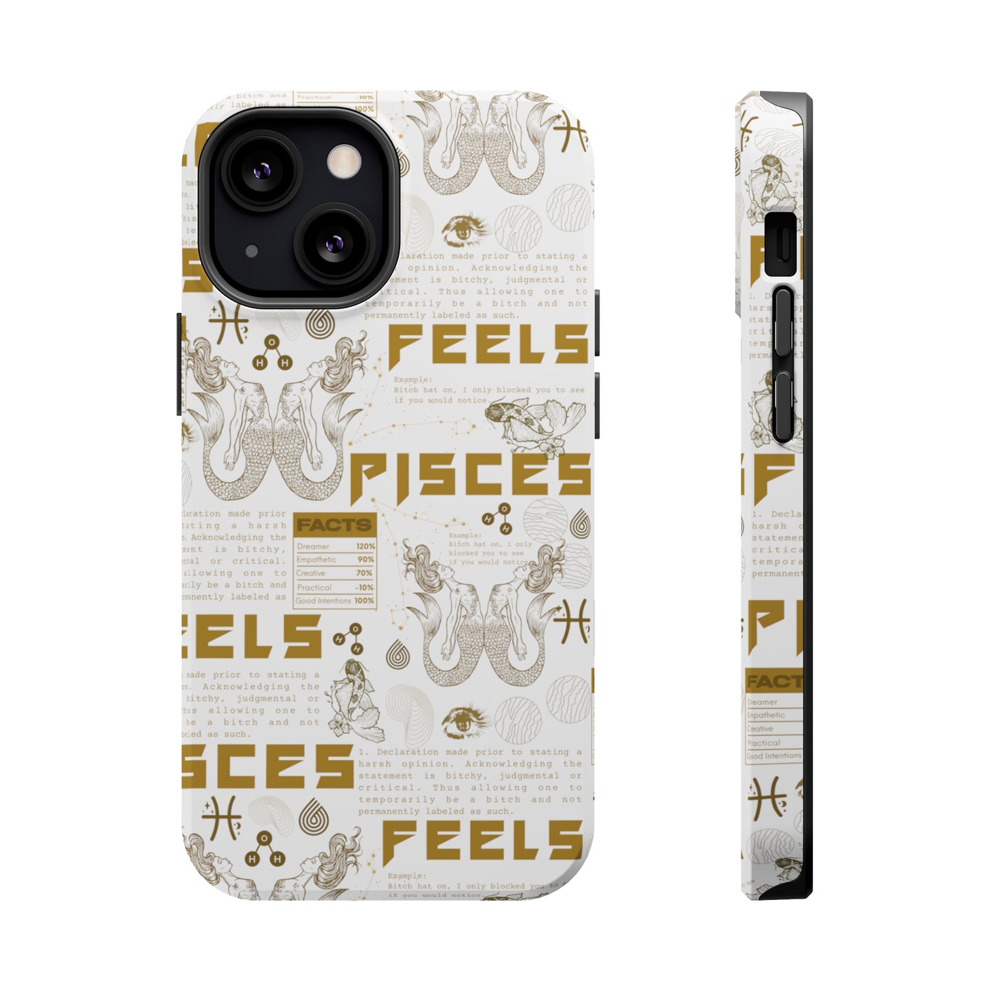 Pisces Golden Phone Case