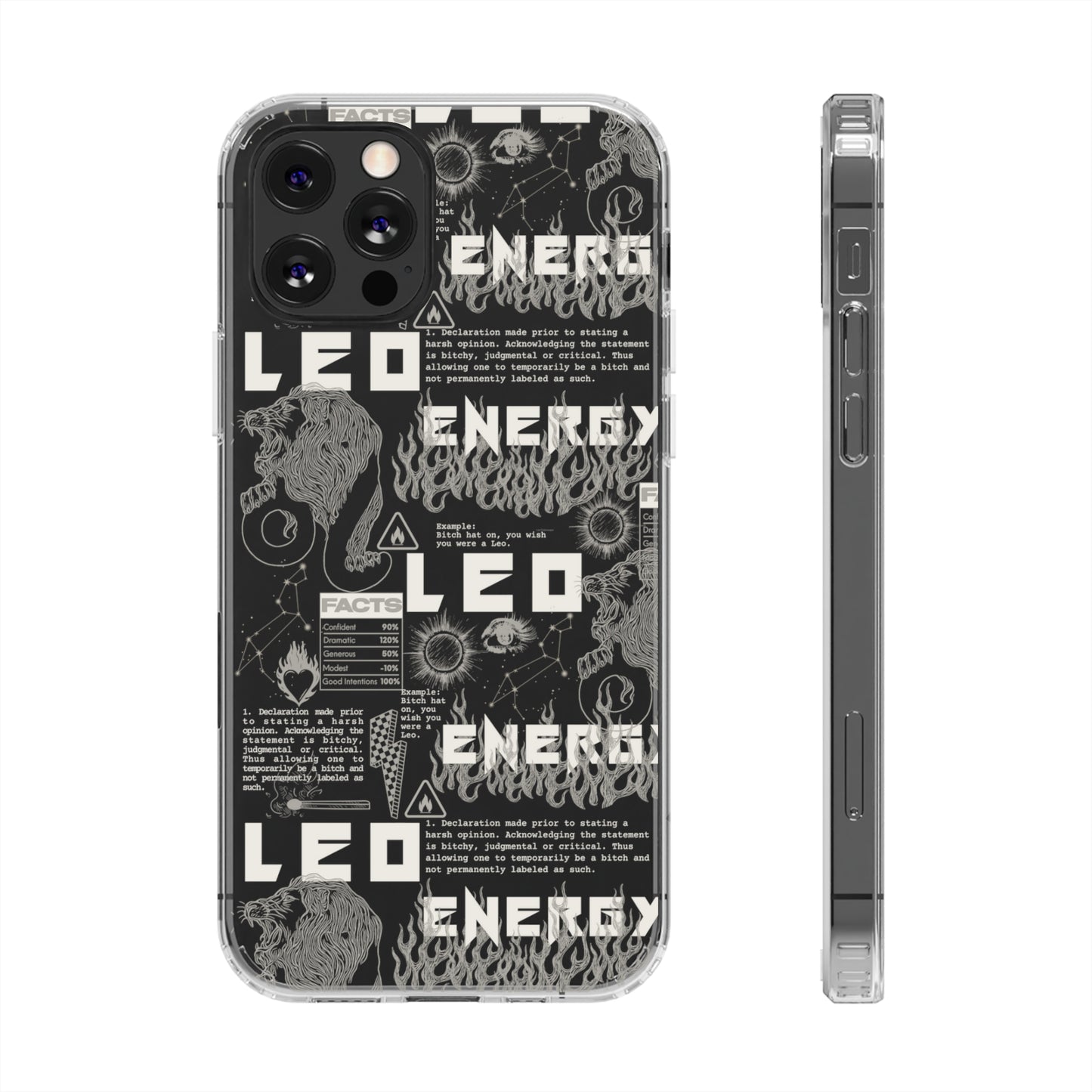 Leo Clear Phone Case