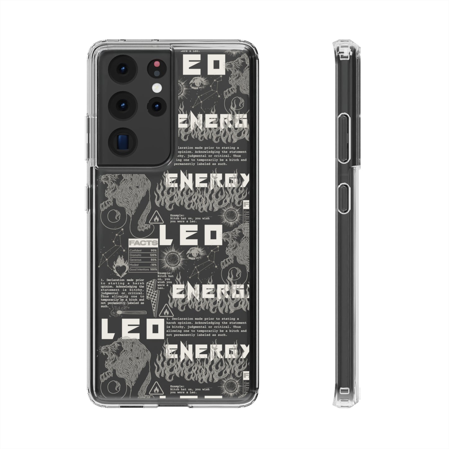 Leo Clear Phone Case