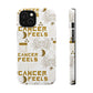 Cancer White & Gold Phone Case