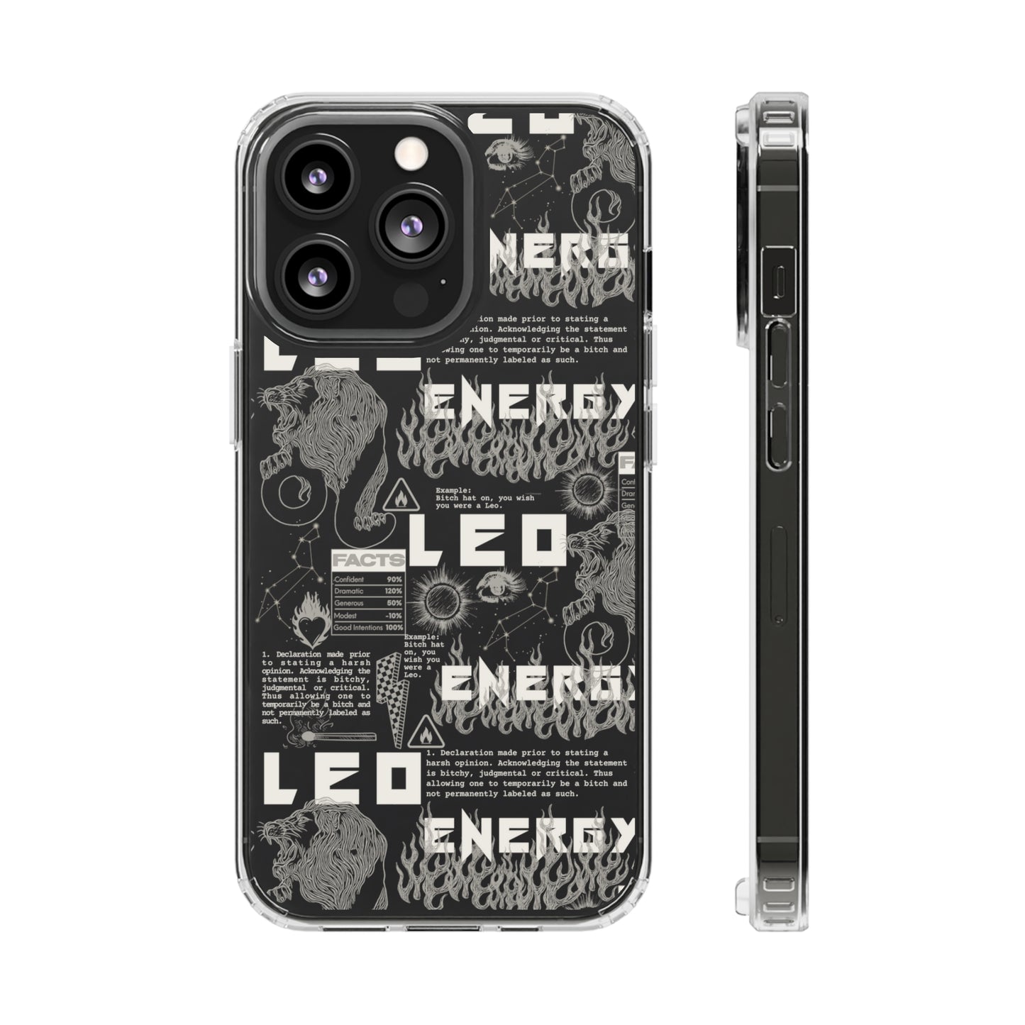 Leo Clear Phone Case