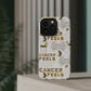 Cancer White & Gold Phone Case