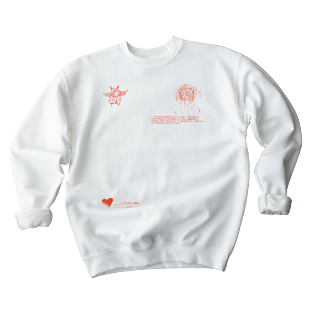 I'm Fragile Doodle Crewneck