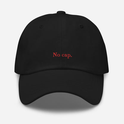 No Cap Black Cap