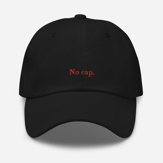 No Cap Black Cap