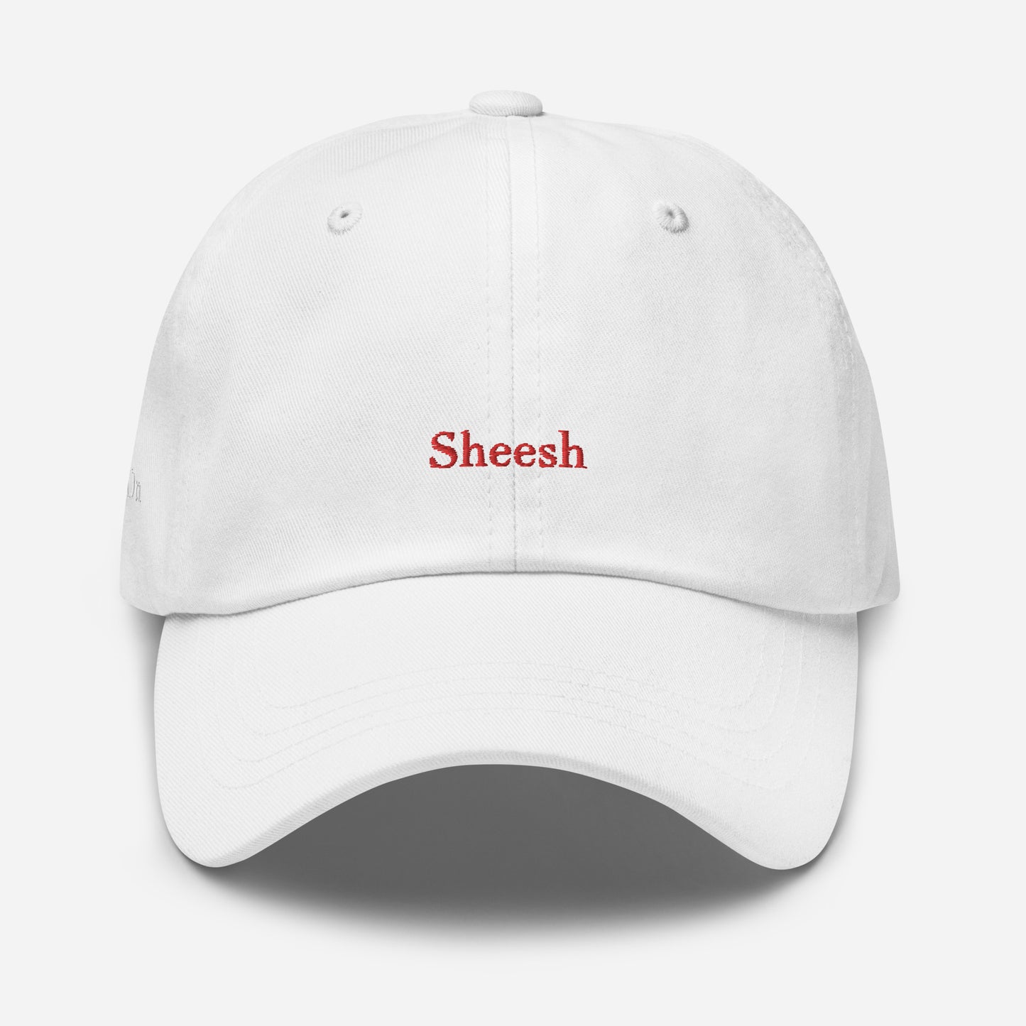 Sheesh White Dad Hat