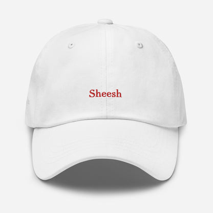 Sheesh White Dad Hat