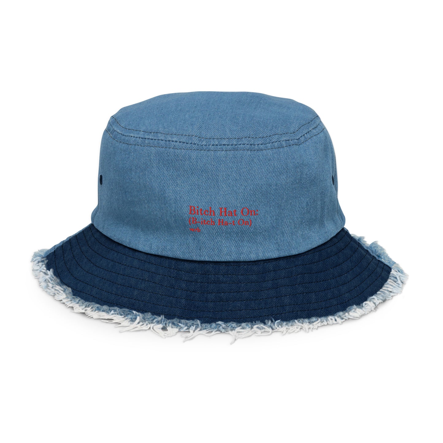 Distressed Original Denim Bucket Hat