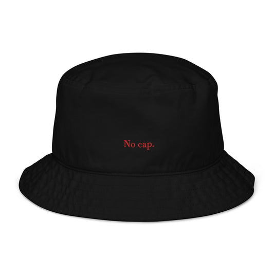 Organic No Cap Bucket Hat