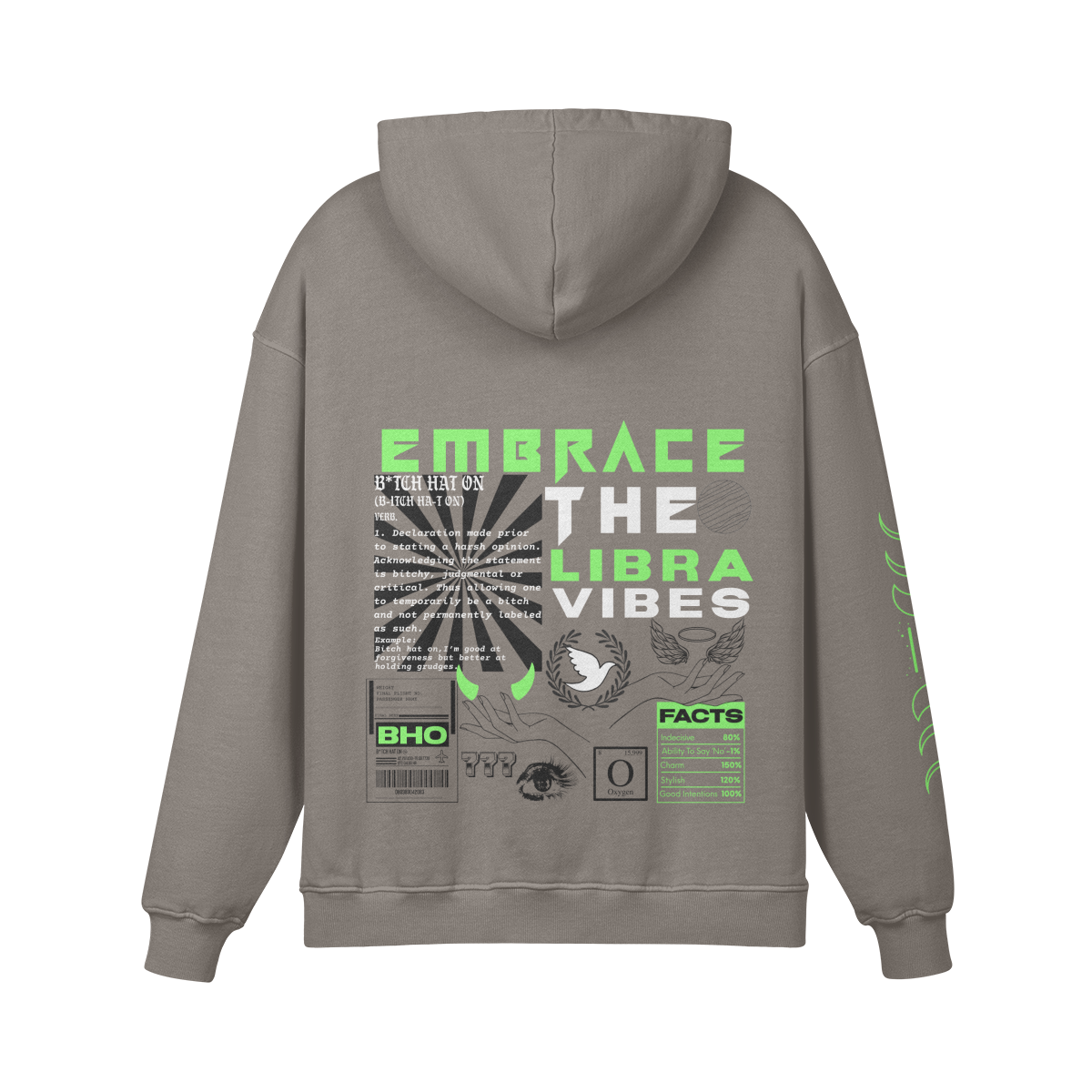 Libra Lime Premium Hoodie