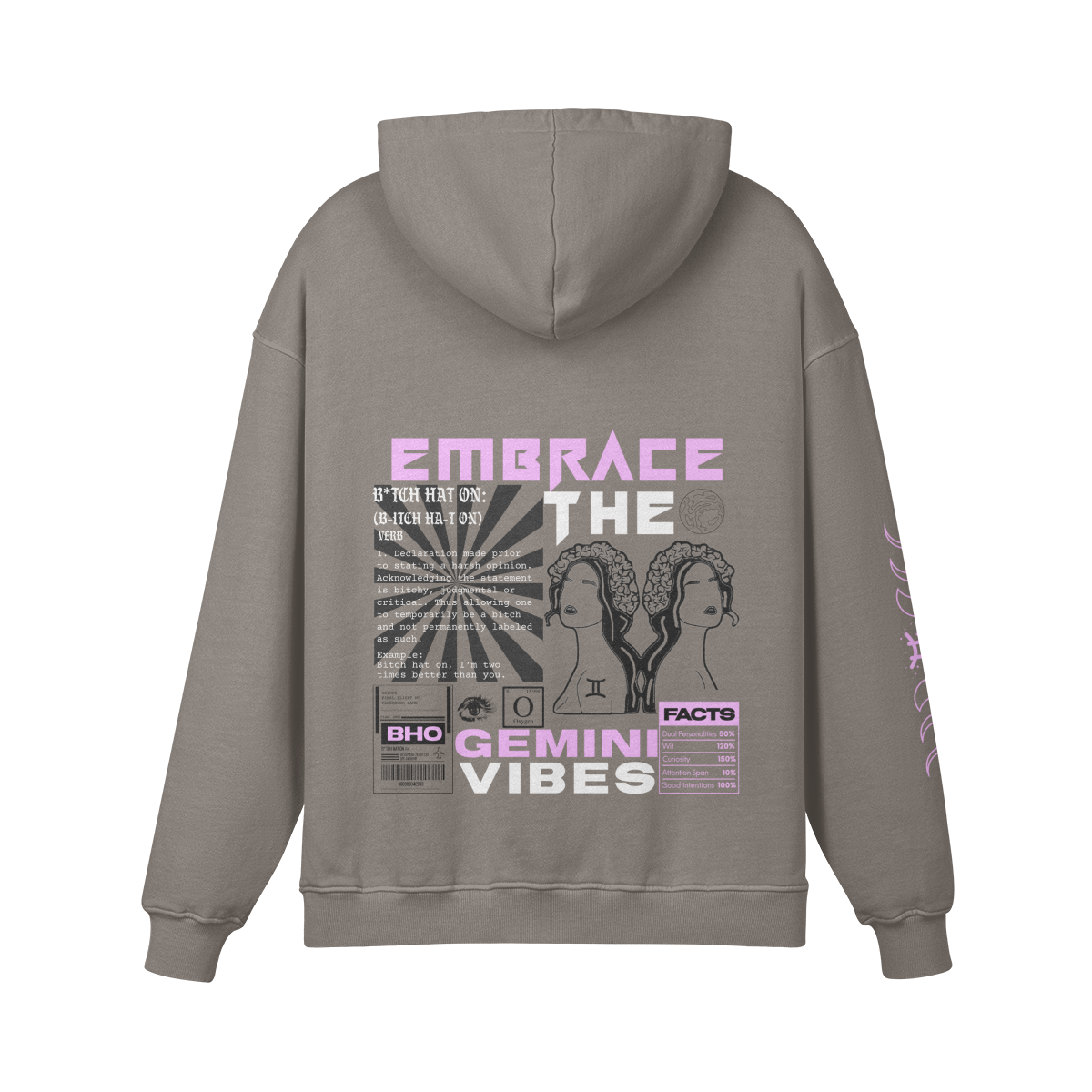 Gemini Lavender Premium Hoodie