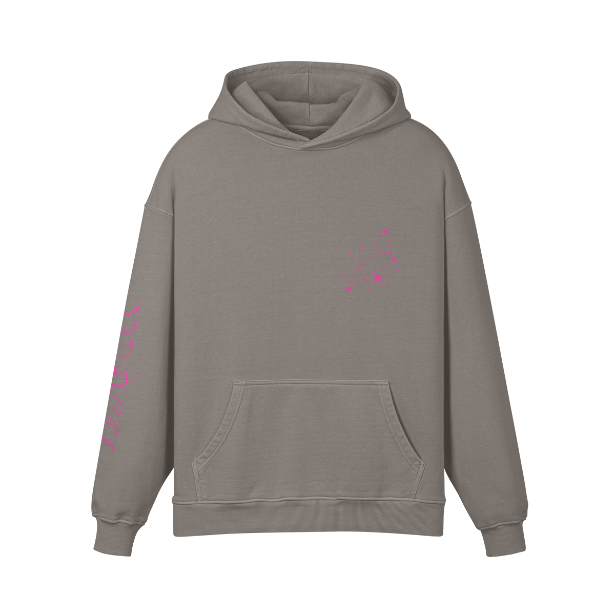 Leo Pink Premium Hoodie