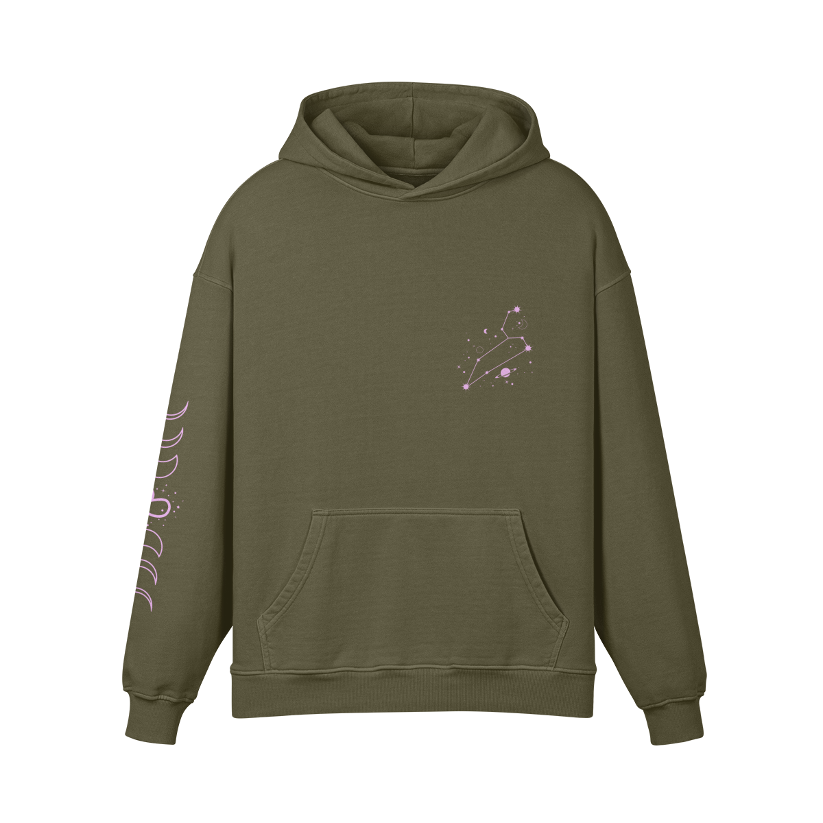 Leo Lavender Premium Hoodie