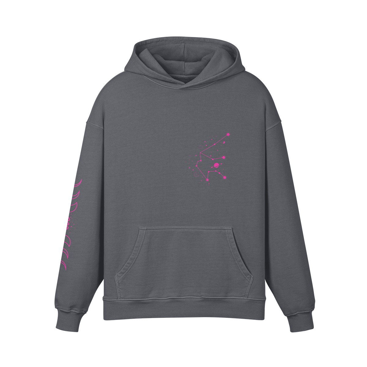 Aquarius Pink Premium Hoodie