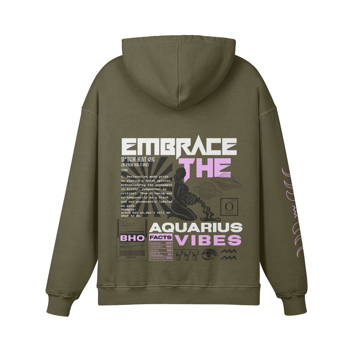 Aquarius Lavender Premium Hoodie