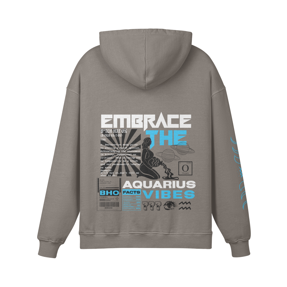 Aquarius Aqua Premium Hoodie