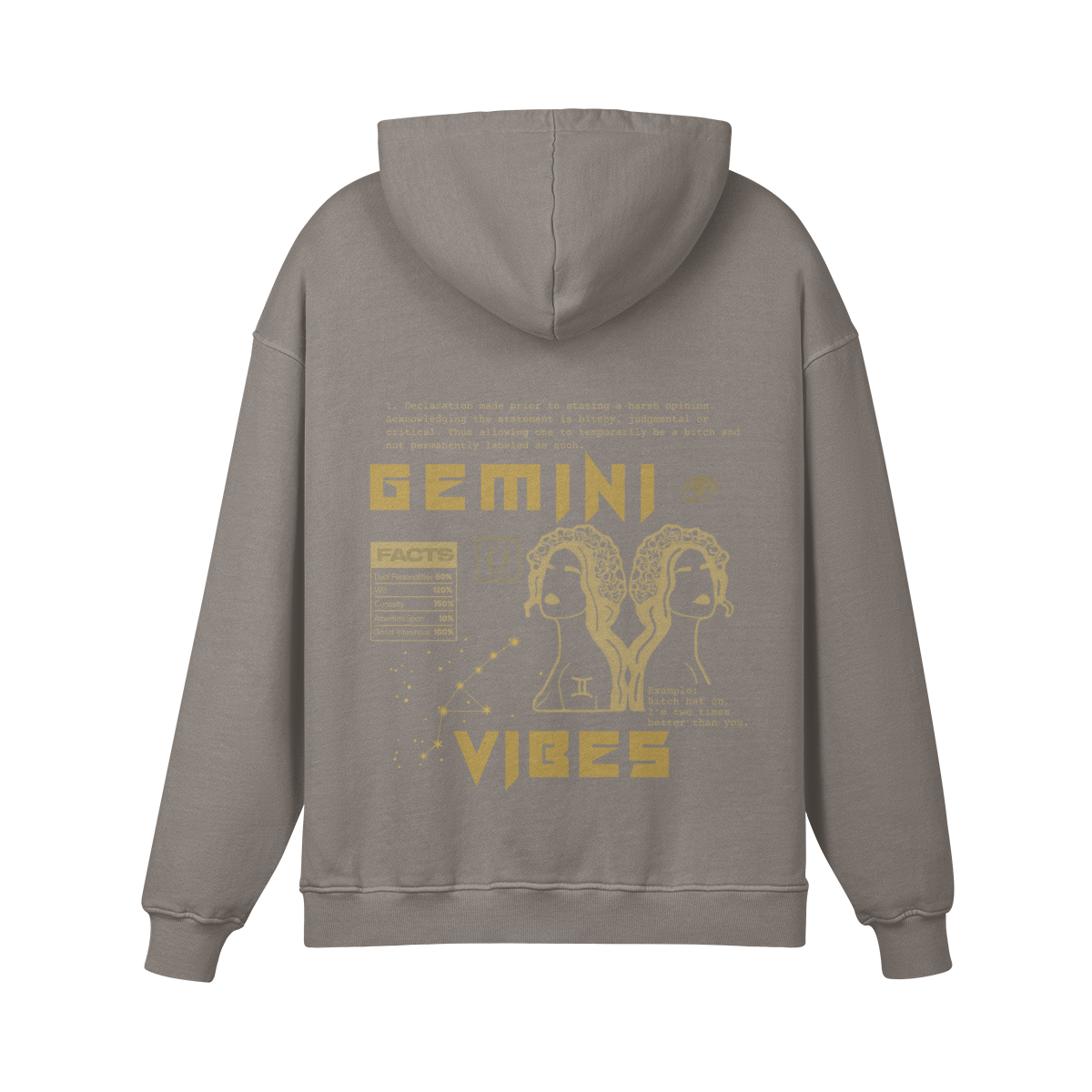 Gemini Golden Premium Hoodie