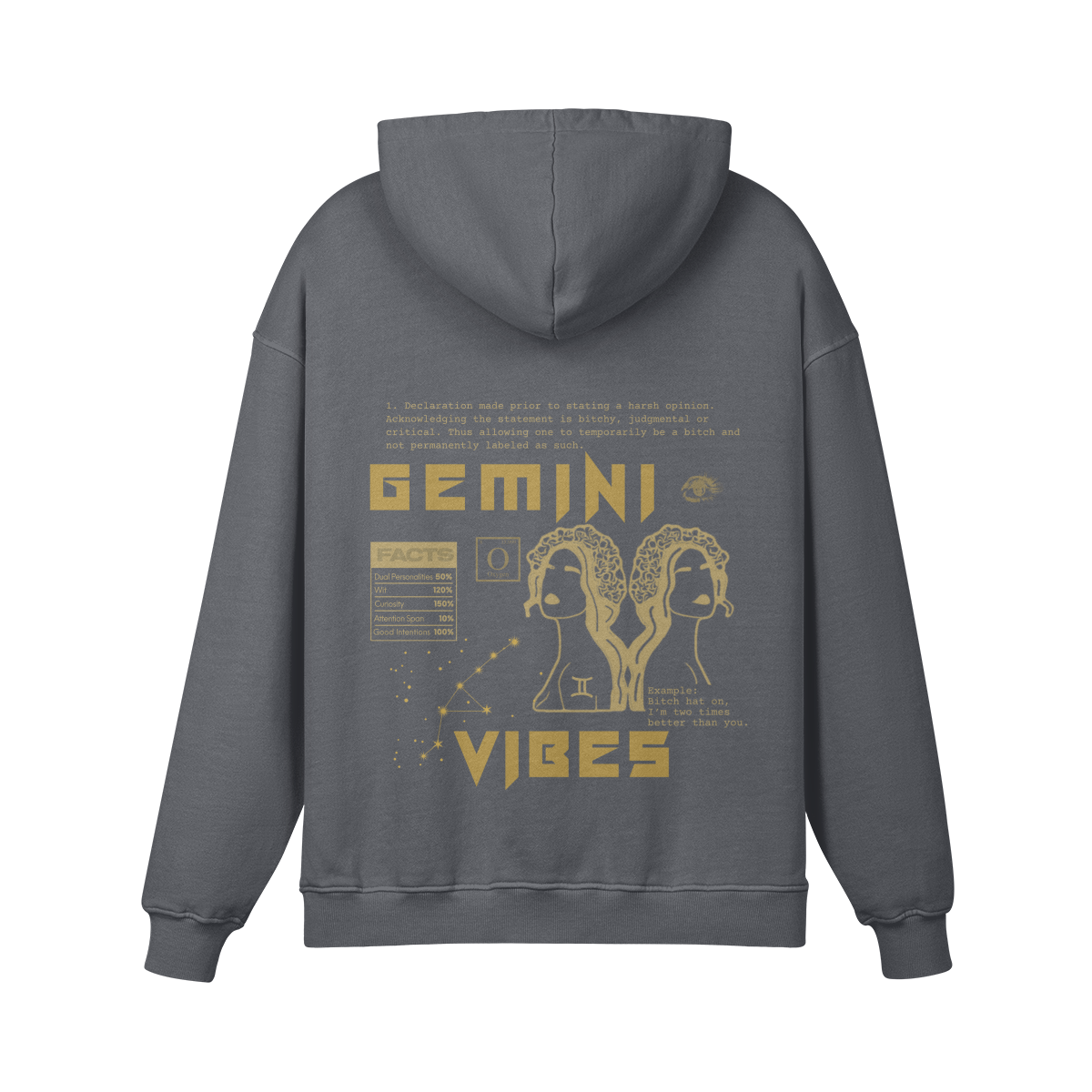 Gemini Golden Premium Hoodie