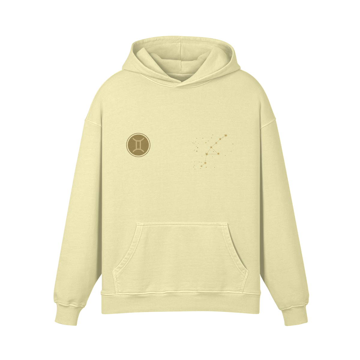 Gemini Golden Premium Hoodie