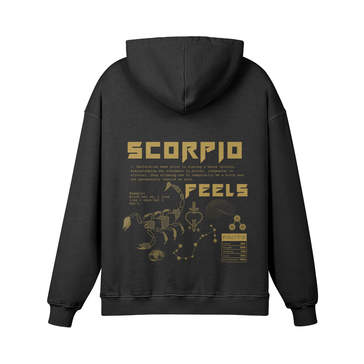 Scorpio Stay Golden Premium Hoodie