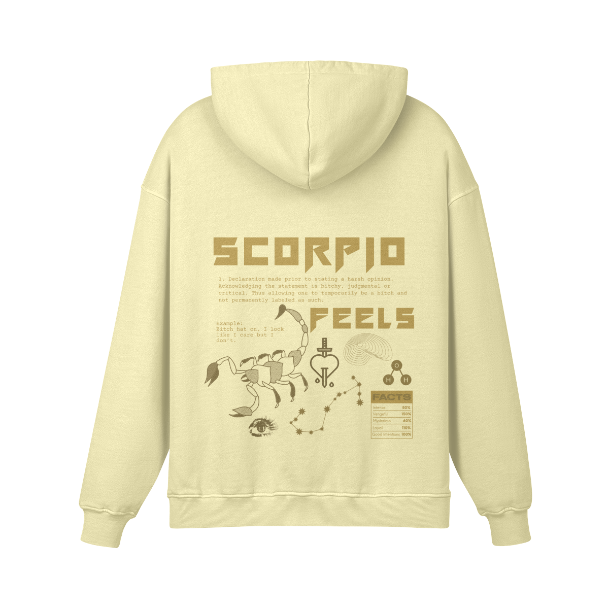 Scorpio Stay Golden Premium Hoodie